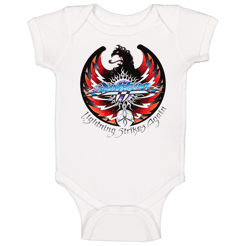 Dokken Music Rock 80s Metal Music onesie Baby One Piece