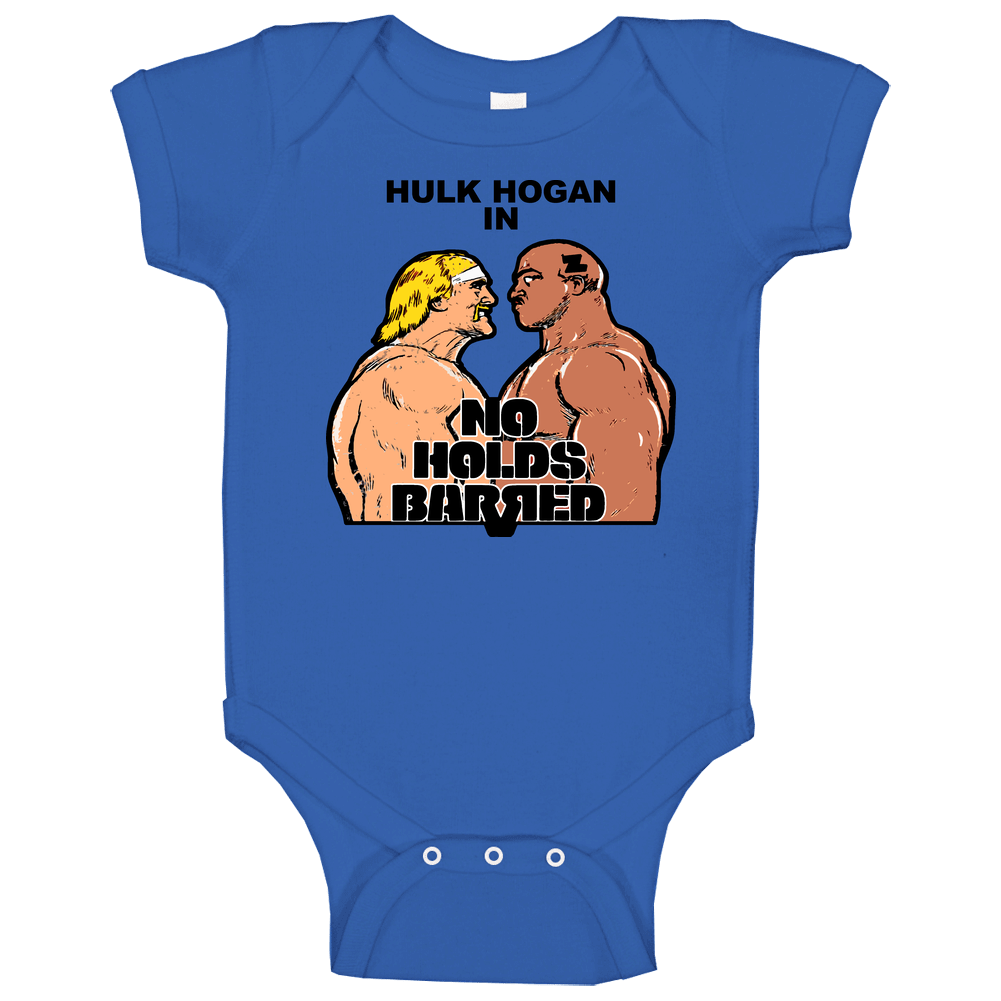 Hogan No Holds Barred Movie Wrestling Zeus Retro Rip Em onesie Baby One Piece