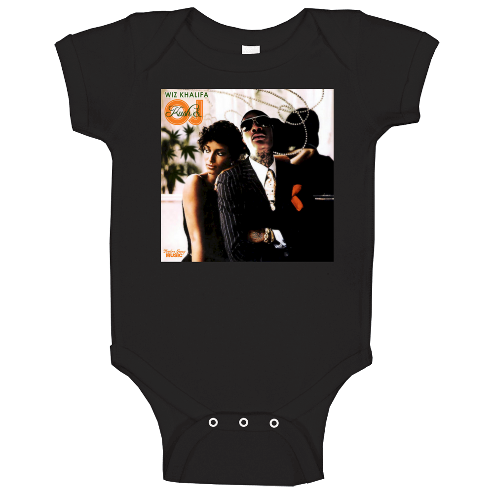 Wiz Khalifa Kush And Orange Juice Best Mixtape Ever onesie Baby One Piece