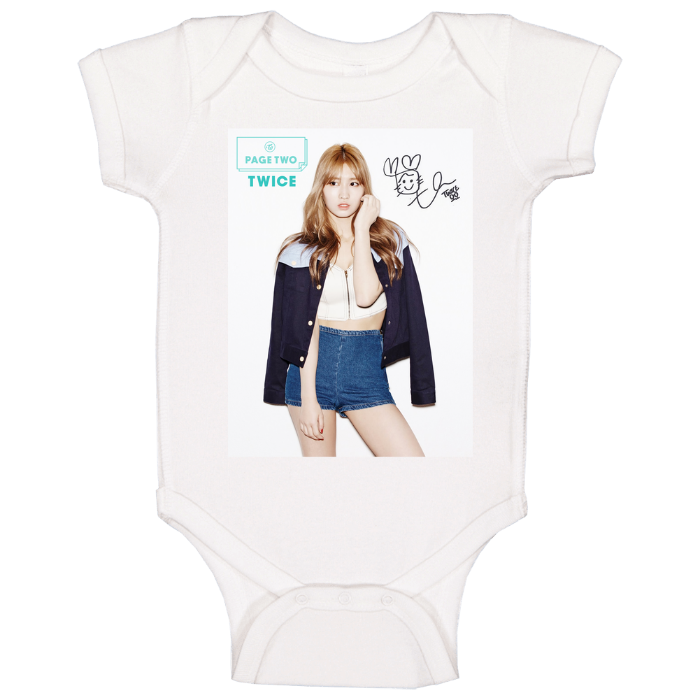 Twice Cheer Up Momo Signed Kpop Tee onesie Baby One Piece Twice Cheer Up Momo Signed Kpop Tee onesie Baby One Piece