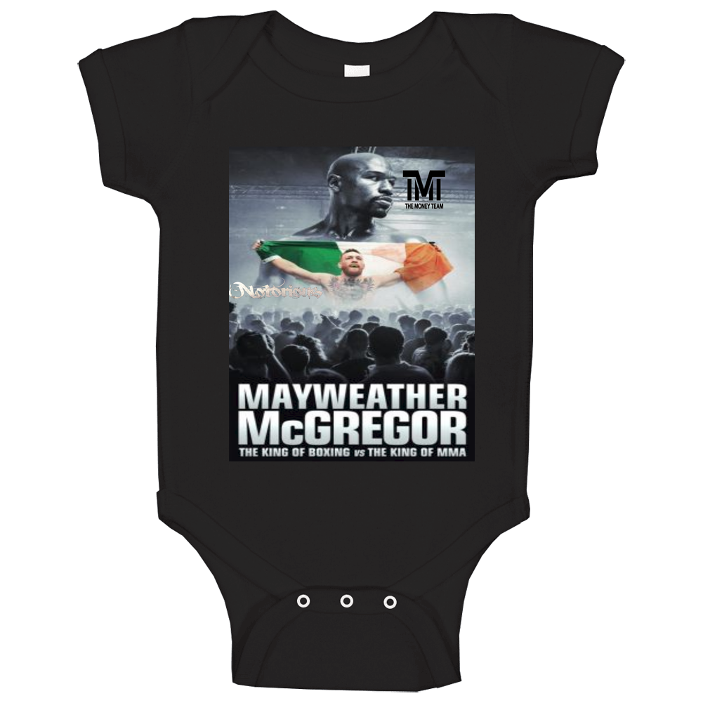Floyd Mayweather Conor Mcgregor Boxing Ufc Mma Notorious Tmt Fight onesie Baby One Piece