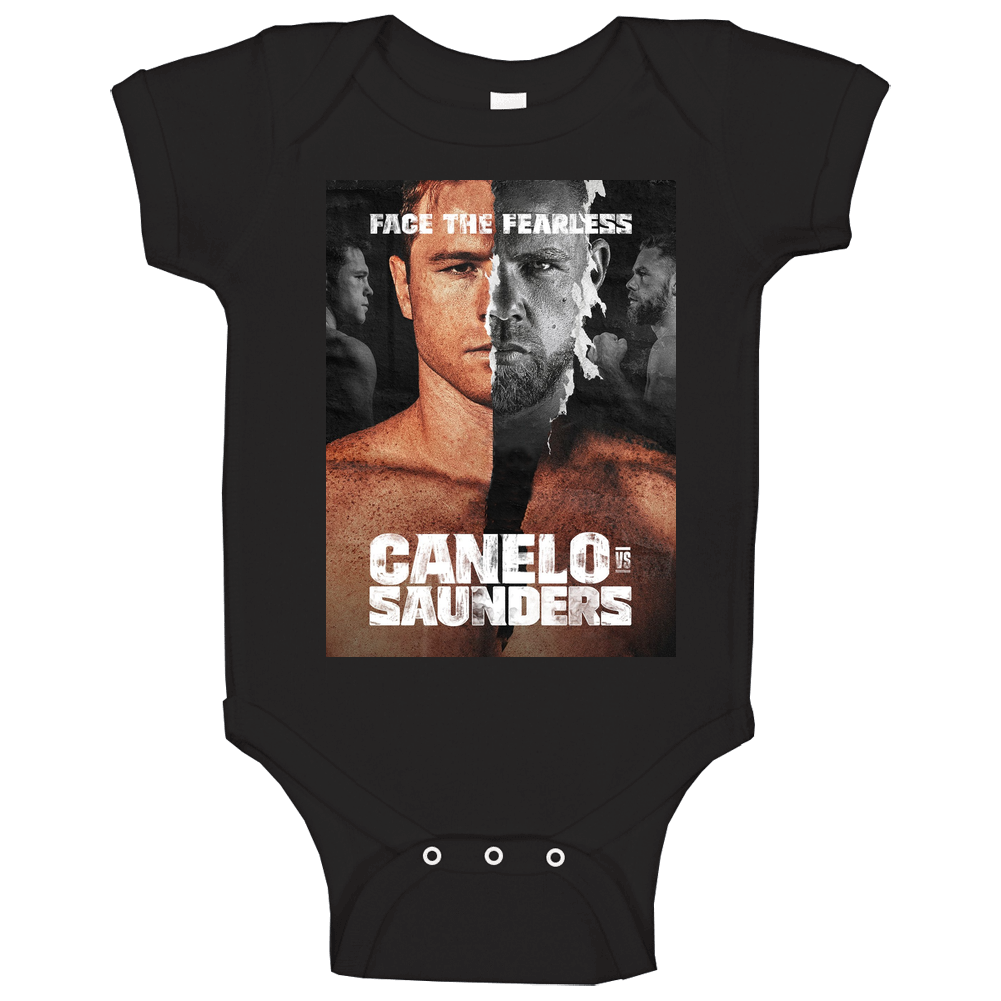 Canelo Vs Saunders Fight onesie Baby One Piece
