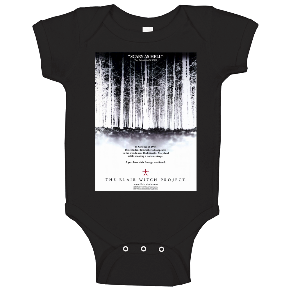 The Blair Witch Project Cool Vintage 90's Movie  Fan Baby One Piece