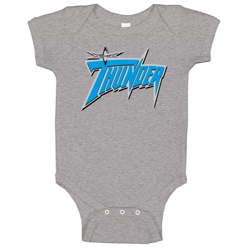 Wcw Thunder Logo Baby One Piece Wcw Thunder Logo Baby One Piece