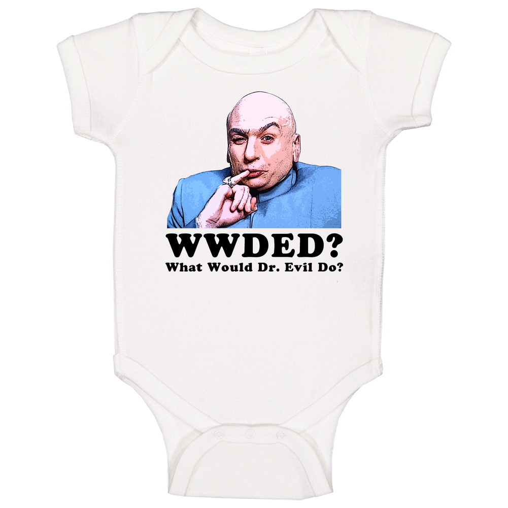 Wwjd Dr Evil Austin Powers Baby One Piece
