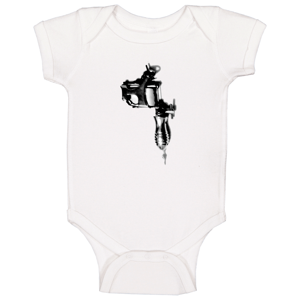 Tattoo Machine T Shirt Stencil Style Artist Gun Baby One Piece Tattoo Machine T Shirt Stencil Style Artist Gun Baby One Piece