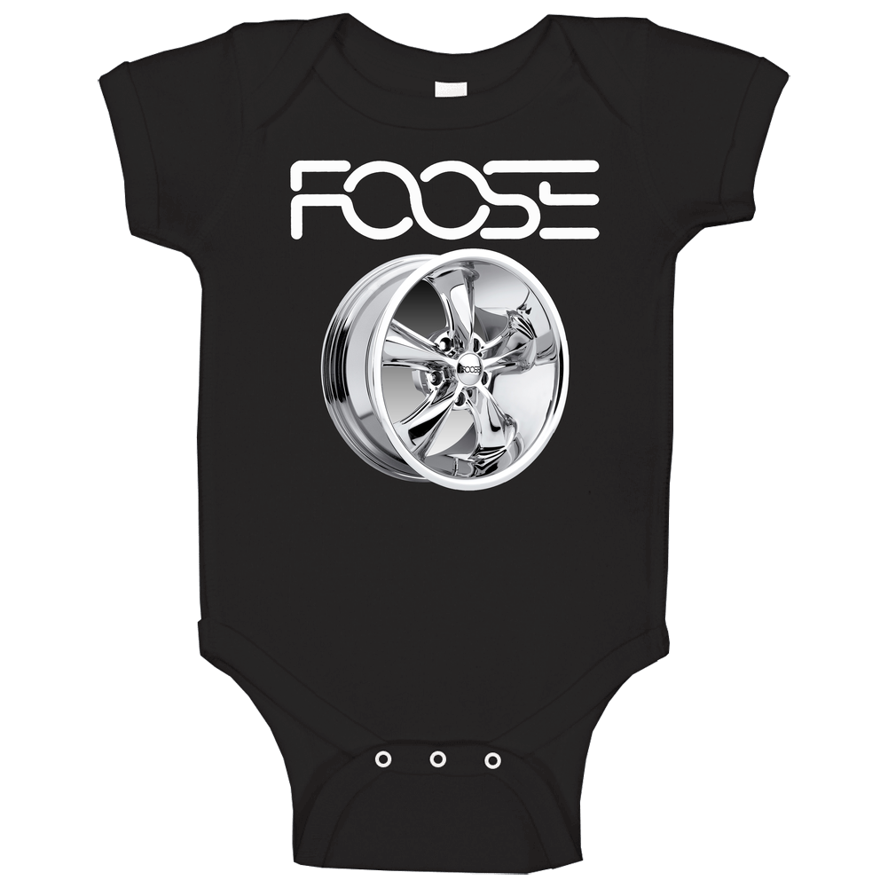 Foose Vintage Black Baby One Piece