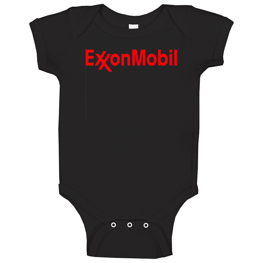 Exxon Mobil Logo Baby One Piece