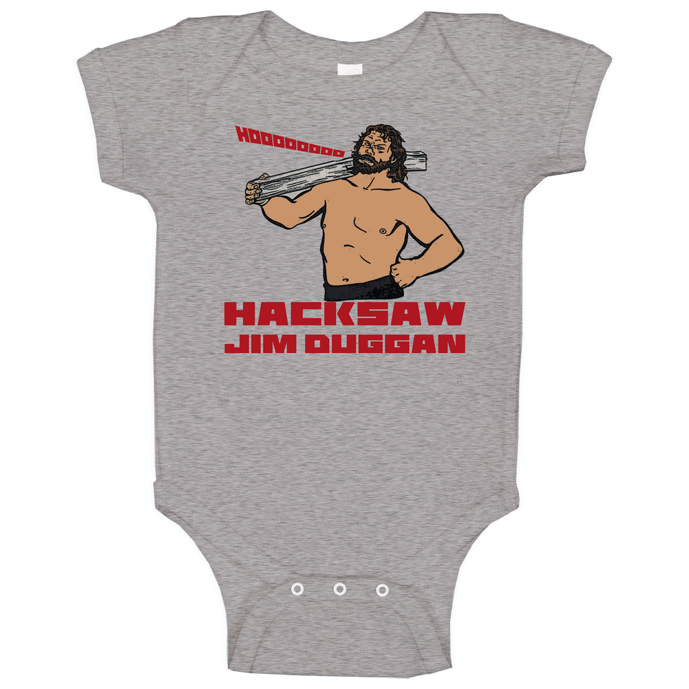 Hacksaw Jim Duggan Retro Wrestling Baby One Piece Hacksaw Jim Duggan Retro Wrestling Baby One Piece