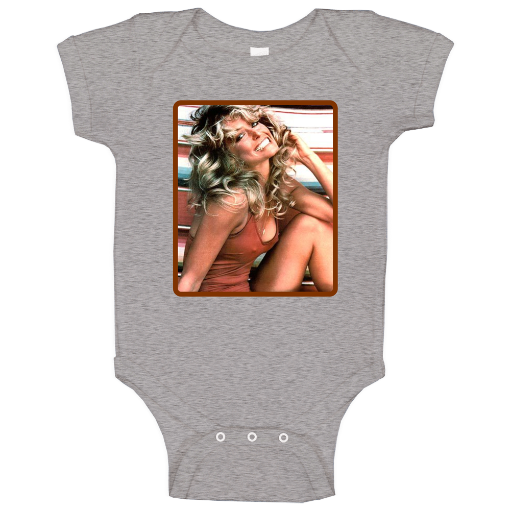 Vintage Farrah Fawcett Baby One Piece
