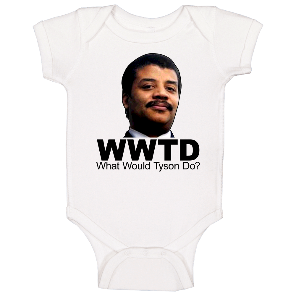 Dr Neil Degrasse Tyson Science Pluto Baby One Piece