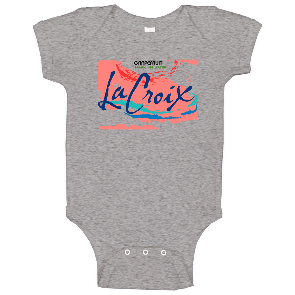 La Croix Grapefruit Sparkling Water Halloween Costume Baby One Piece