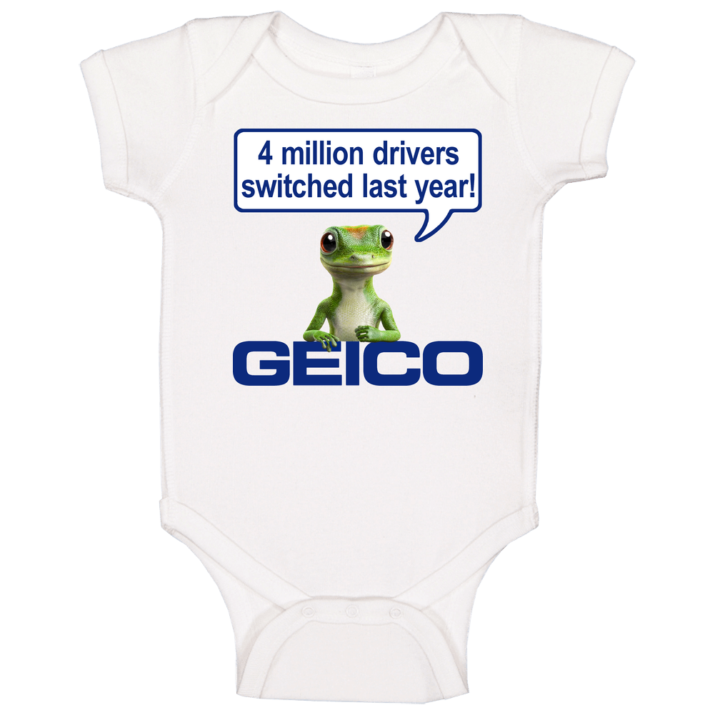 Geico Gecko Commercial Funny Tv Baby One Piece Geico Gecko Commercial Funny Tv Baby One Piece