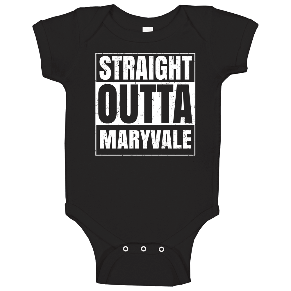 Straight Outta Maryvale High School Funny Graduation Parody Baby One Piece