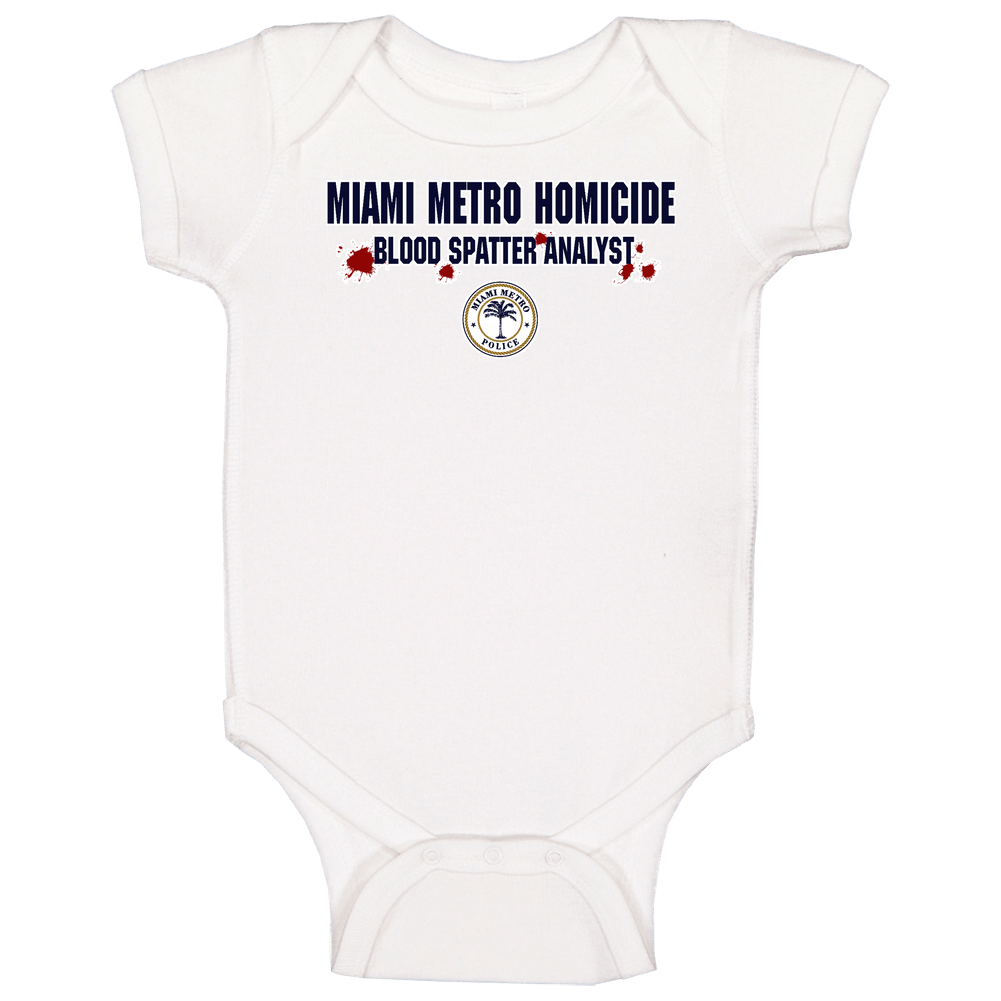 Miami Metro Homicide Dexter Tv Show Baby One Piece Miami Metro Homicide Dexter Tv Show Baby One Piece