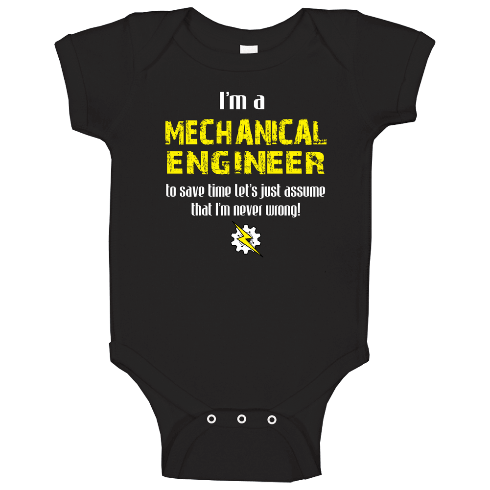 Mechanical Engineers Baby One Piece