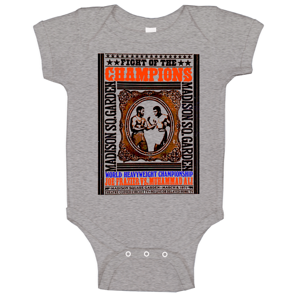 Joe Frazier Muhammad Ali Boxing 1971 Msg Baby One Piece