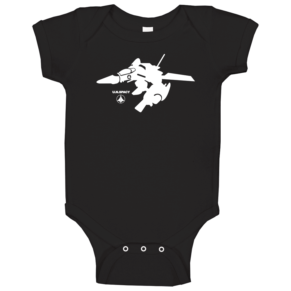 Battletech Robotech Valkirie Stencil Baby One Piece