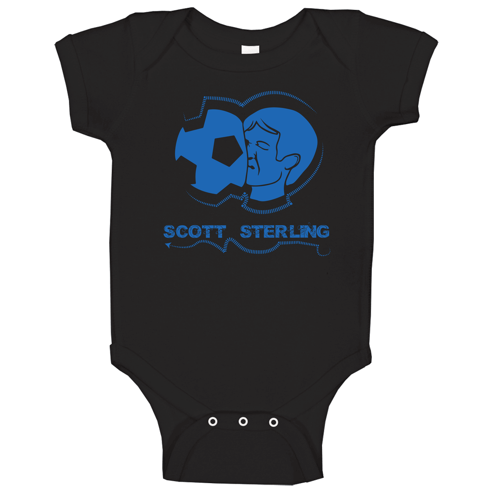 Scott Sterling! Black Baby One Piece
