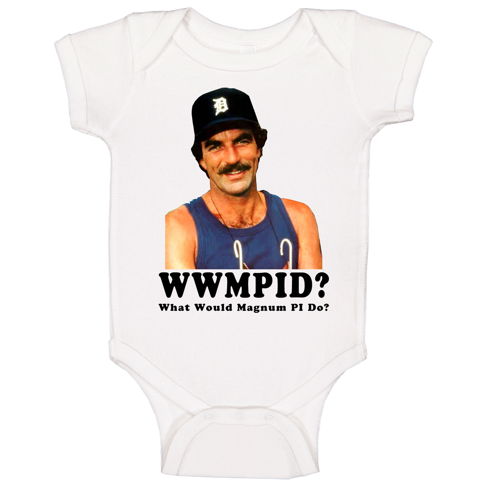 What Would Magnum Pi Do Baby One Piece What Would Magnum Pi Do Baby One Piece