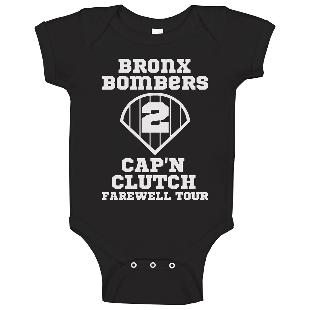 Bronx Bombers Farewell Tour Derek Jeter Baby One Piece