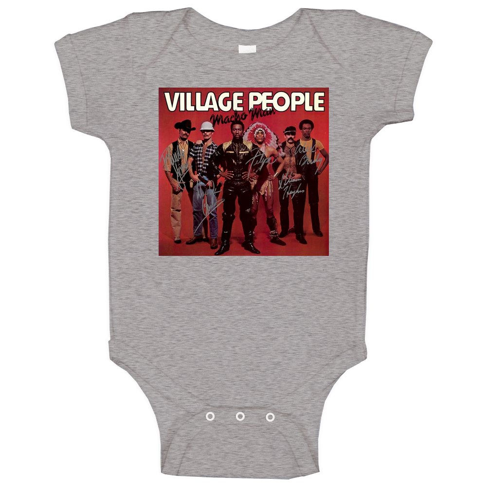 Village People Retro Disco Music romper jumpsuit Baby One Piece Village People Retro Disco Music romper jumpsuit Baby One Piece