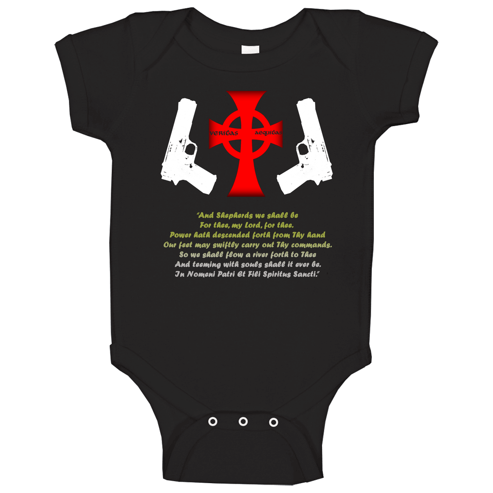 Boondock Saints Movies Funny Standard Black T-Shirt Color S to 5XL romper jumpsuit Baby One Piece