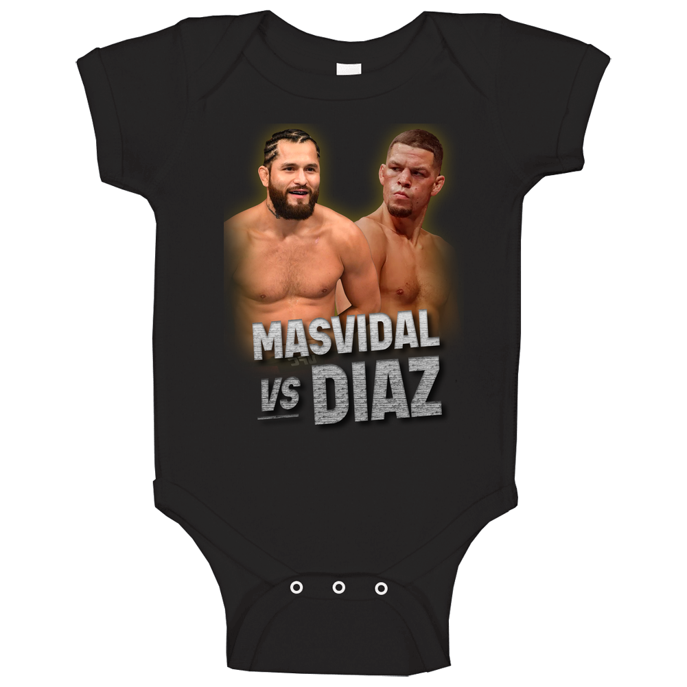 Jorge Masvidal Vs Nate Diaz romper jumpsuit Baby One Piece