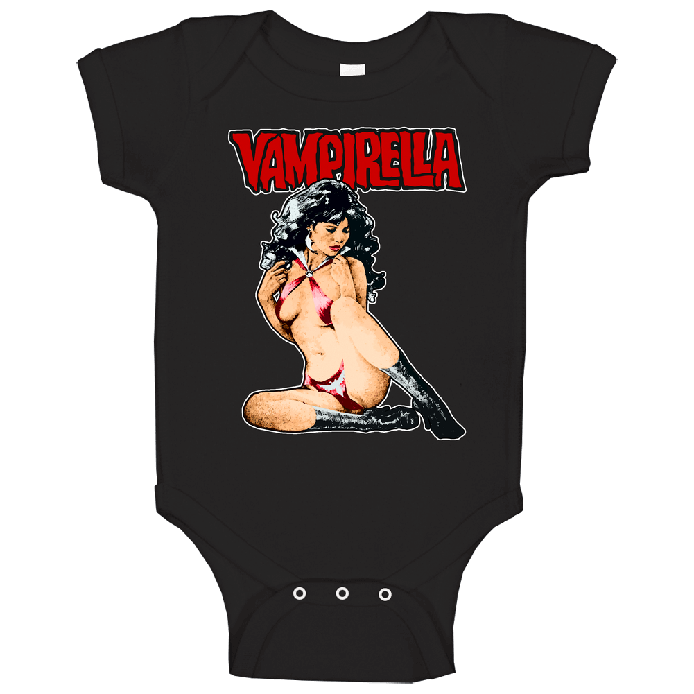 Vampirella Comic Book Vampire Forrest J Ackerman romper jumpsuit Baby One Piece Vampirella Comic Book Vampire Forrest J Ackerman romper jumpsuit Baby One Piece