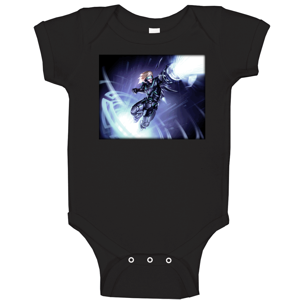 League Of Legends Pulsefire Ezreal Video Game romper jumpsuit Baby One Piece League Of Legends Pulsefire Ezreal Video Game romper jumpsuit Baby One Piece