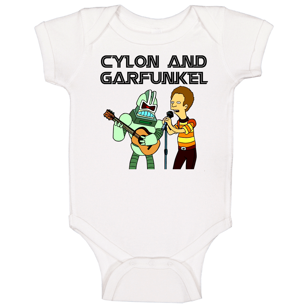 Cylon And Garfunkel Futurama romper jumpsuit Baby One Piece Cylon And Garfunkel Futurama romper jumpsuit Baby One Piece