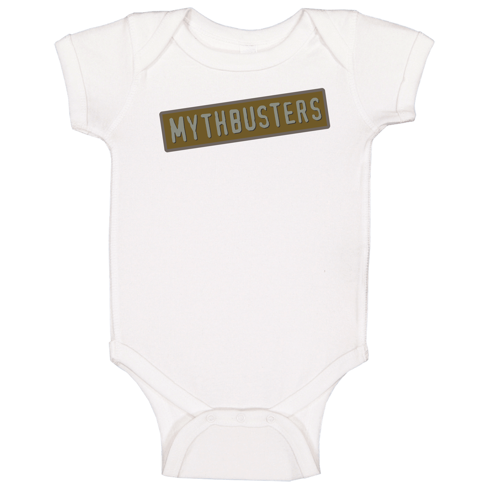 Mythbusters Logo Tv Show romper jumpsuit Baby One Piece