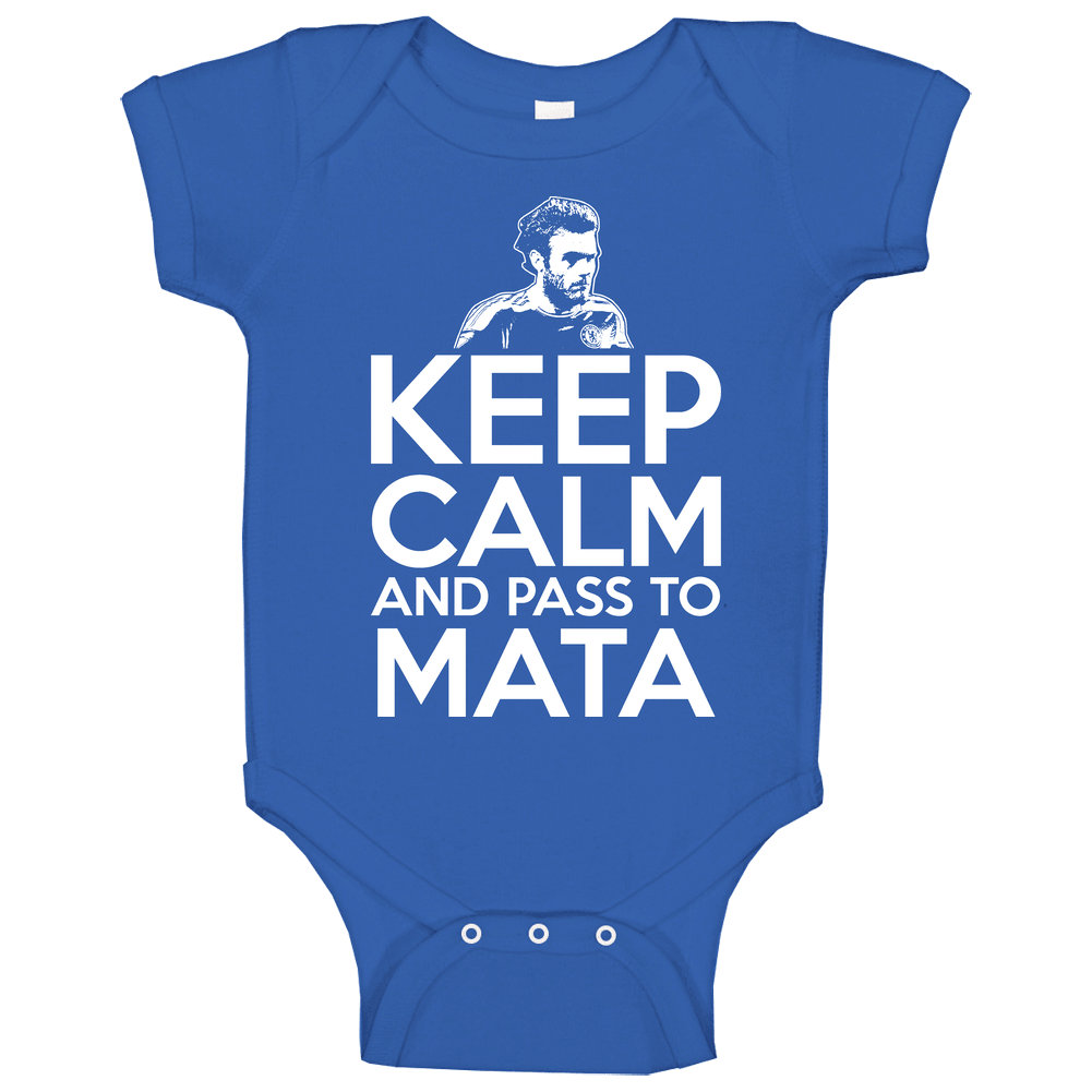 Keep Calm And Pass To Juan Mata Chelsea Soccer romper jumpsuit Baby One Piece Keep Calm And Pass To Juan Mata Chelsea Soccer romper jumpsuit Baby One Piece