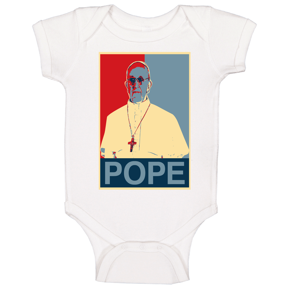 New Pope Francis Francesco Cardinal Jorge Bergoglio Hope romper jumpsuit Baby One Piece New Pope Francis Francesco Cardinal Jorge Bergoglio Hope romper jumpsuit Baby One Piece