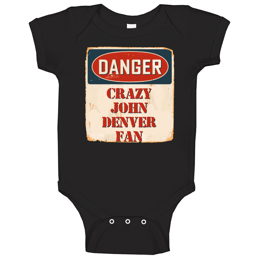 Crazy John Denver Fan Music Artist Vintage Sign romper jumpsuit Baby One Piece Crazy John Denver Fan Music Artist Vintage Sign romper jumpsuit Baby One Piece