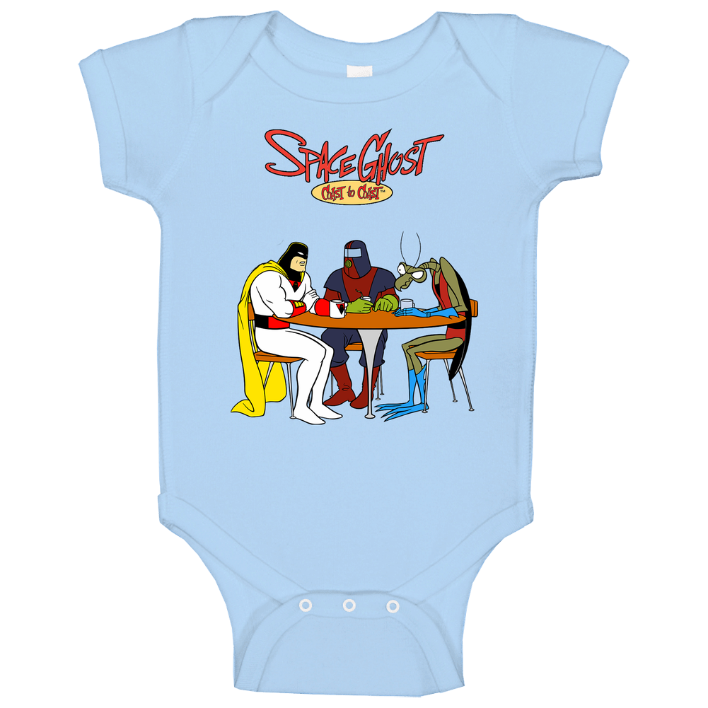 Space Ghost Meeting Time With Ghost romper jumpsuit Baby One Piece Space Ghost Meeting Time With Ghost romper jumpsuit Baby One Piece