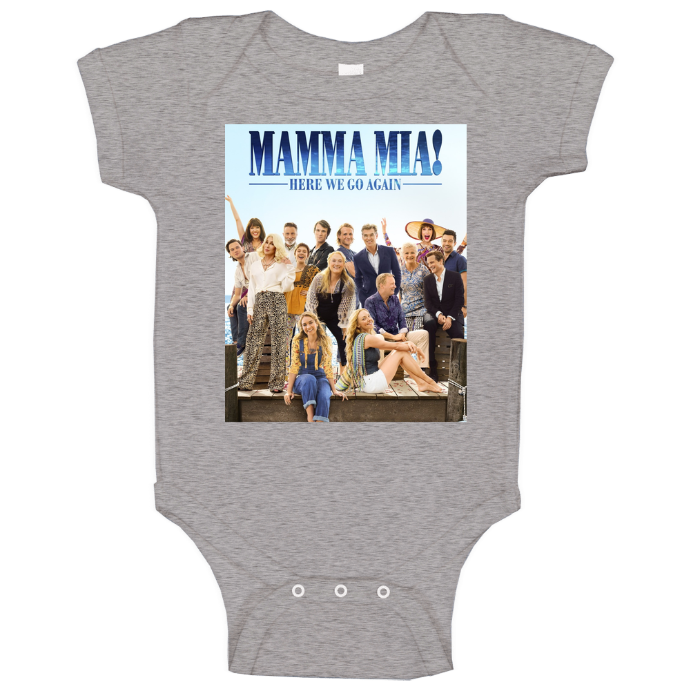 Mamma Mia Here We Go Again Musical Comedy Movie romper jumpsuit Baby One Piece Mamma Mia Here We Go Again Musical Comedy Movie romper jumpsuit Baby One Piece