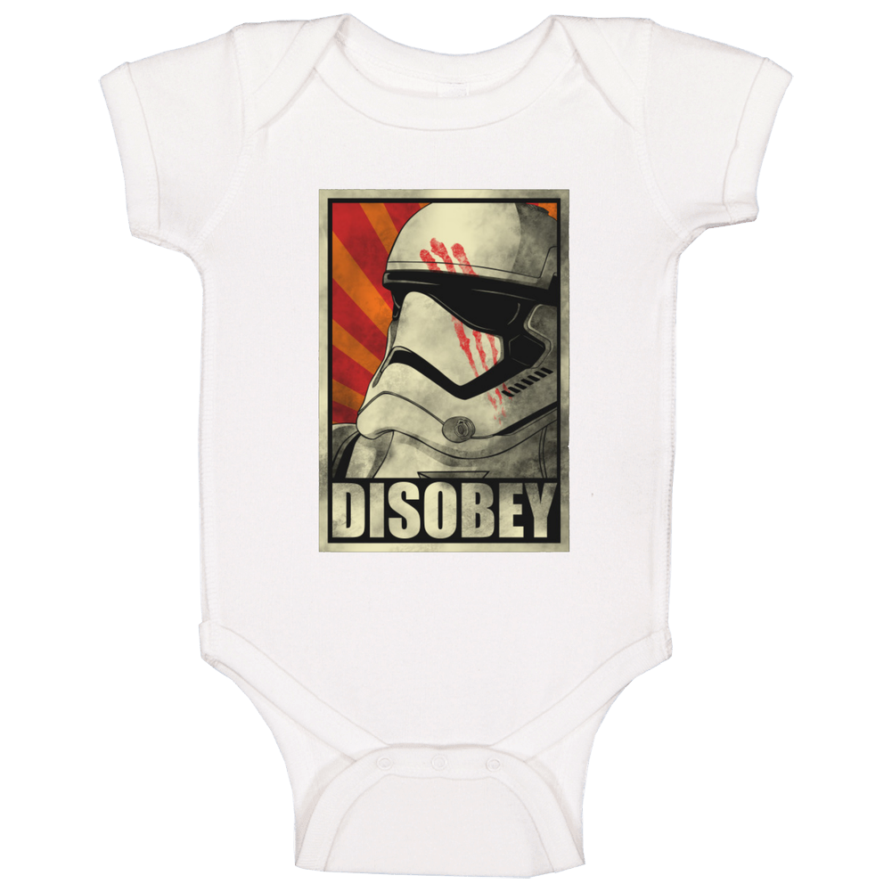 Disobey Storm Trooper Star Wars Funny Obey romper Baby One Piece Disobey Storm Trooper Star Wars Funny Obey romper Baby One Piece