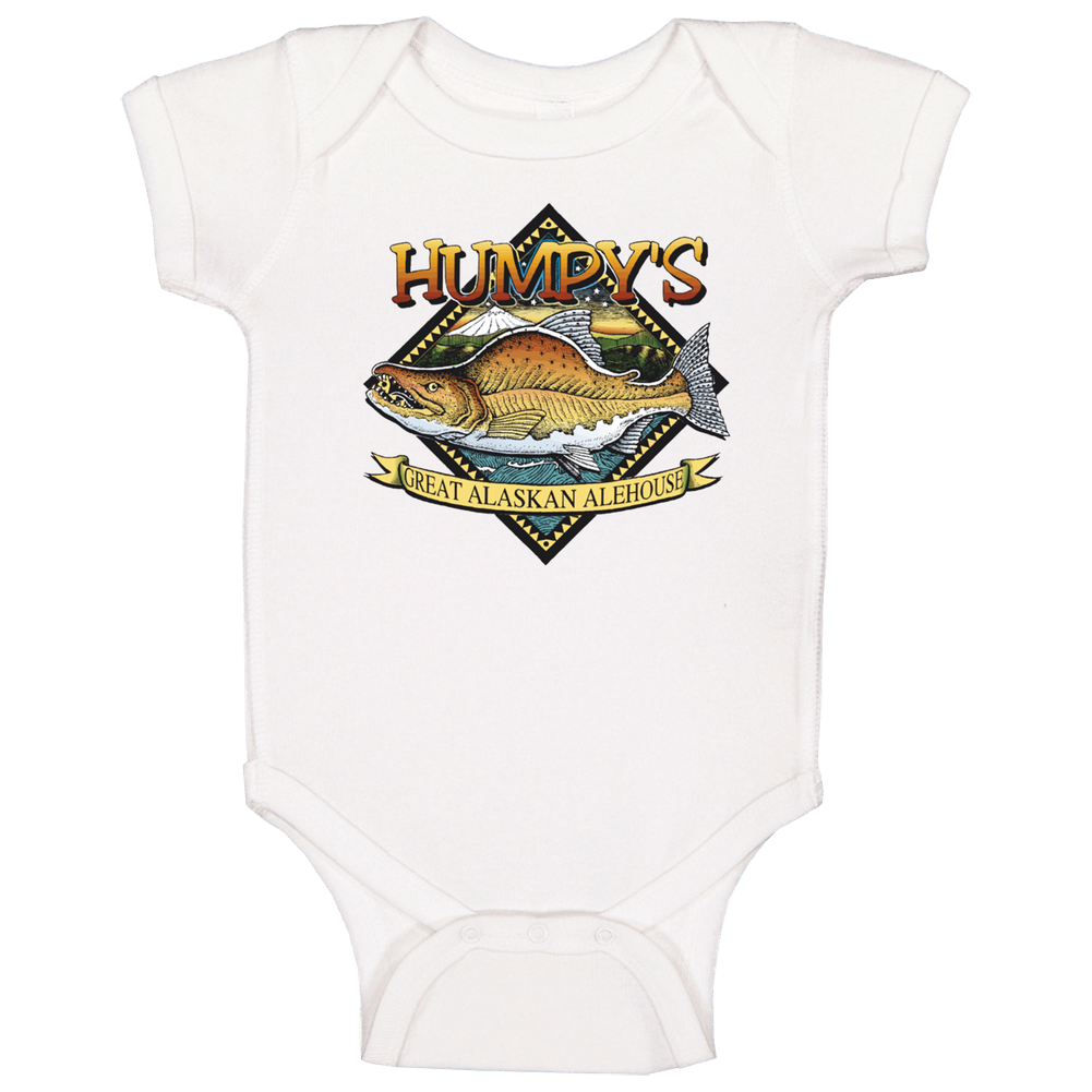 Humpy's Great Alaskan Alehouse Anchorage Alaska Restaurant romper Baby One Piece Humpy's Great Alaskan Alehouse Anchorage Alaska Restaurant romper Baby One Piece