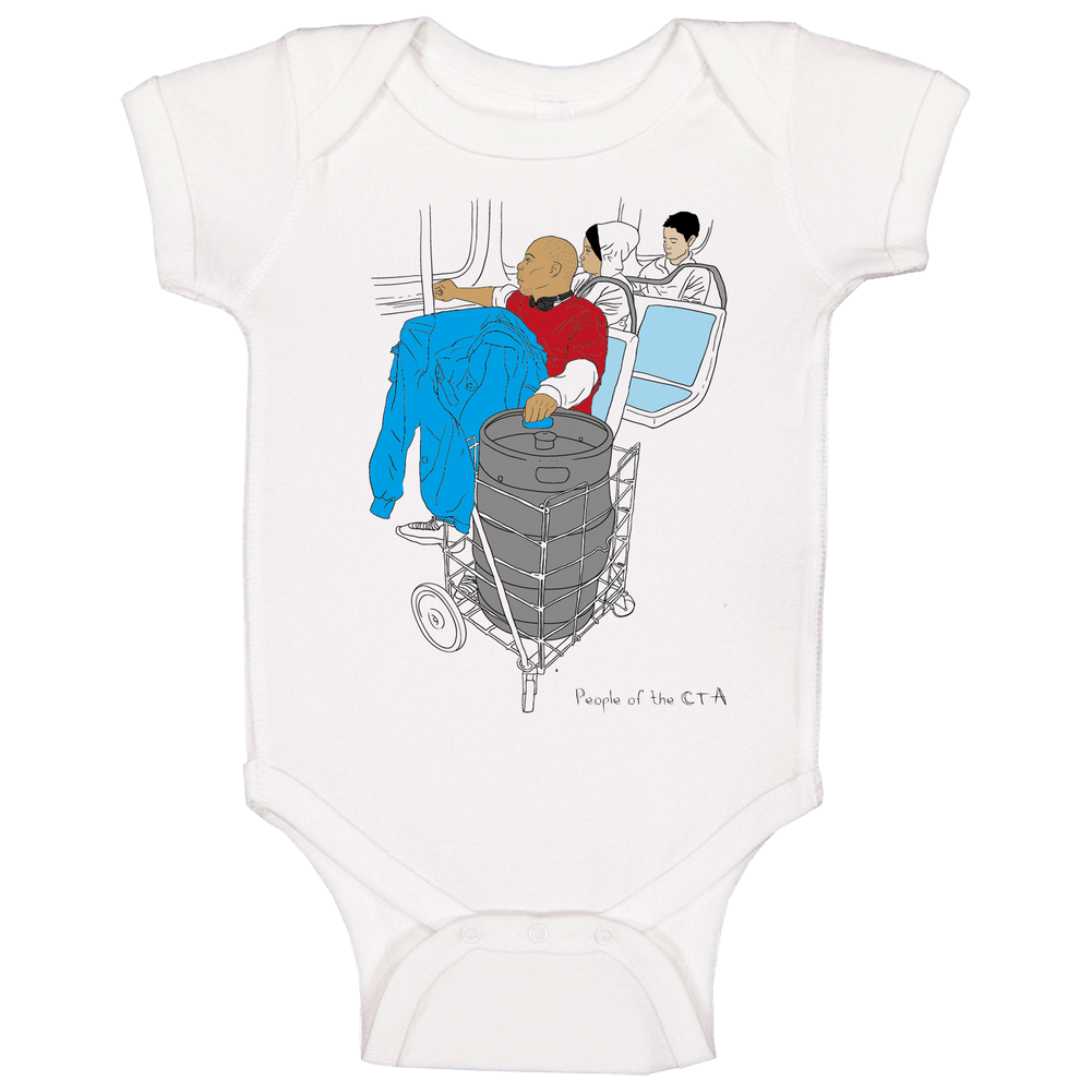 Man With Keg White romper Baby One Piece Man With Keg White romper Baby One Piece