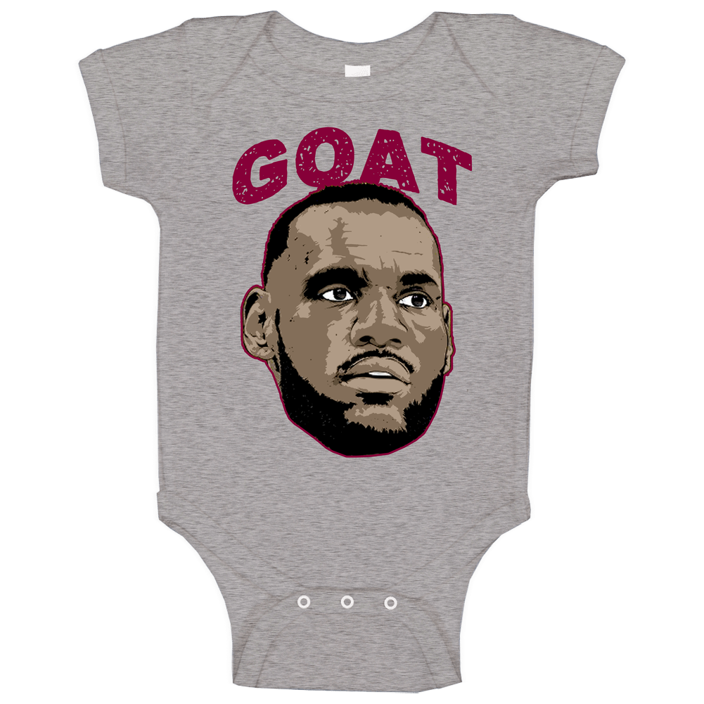 Lebron James Cleveland Basketball Player Goat Fan romper Baby One Piece Lebron James Cleveland Basketball Player Goat Fan romper Baby One Piece