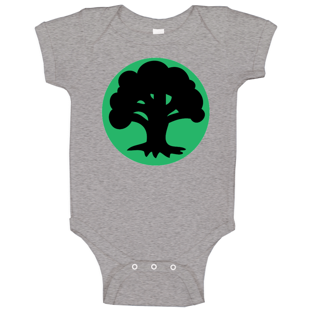 Magic The Gathering Green Mana Ccg Card Game romper Baby One Piece Magic The Gathering Green Mana Ccg Card Game romper Baby One Piece
