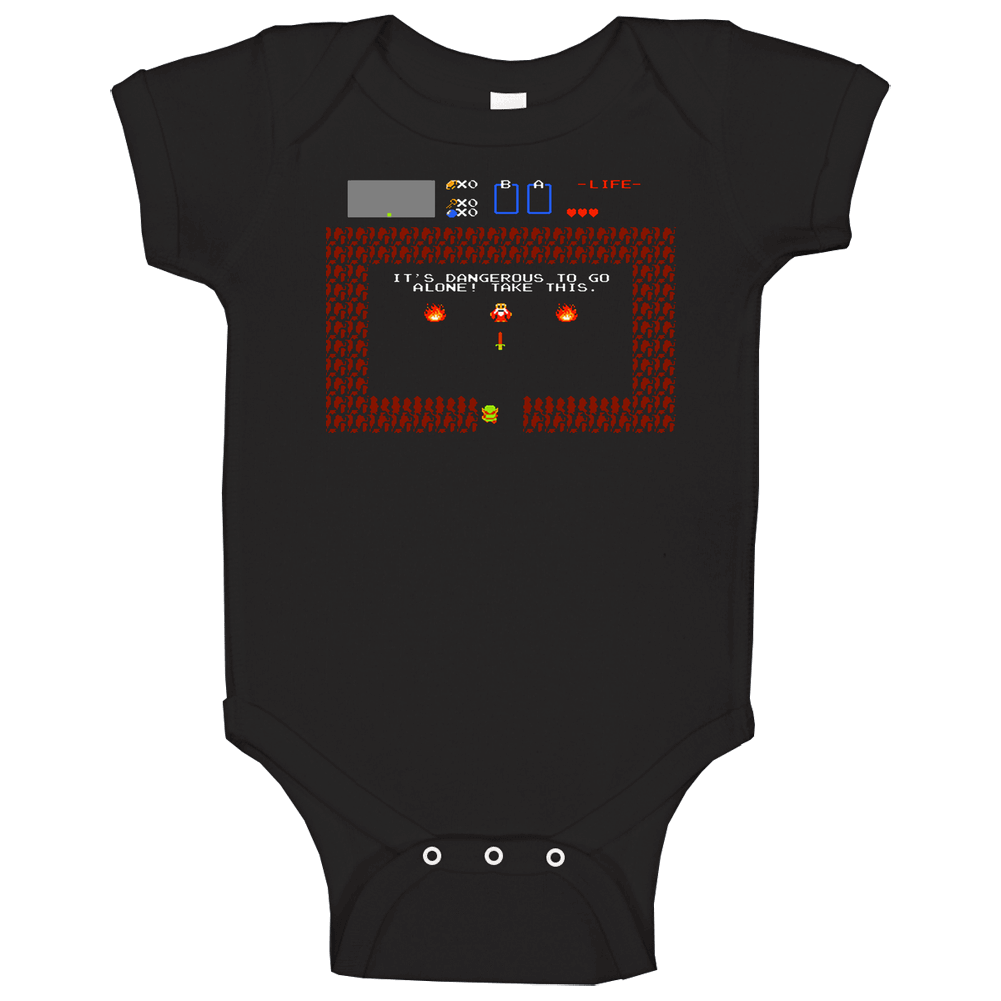 The Legend Of Zelda Nes Video Game romper Baby One Piece The Legend Of Zelda Nes Video Game romper Baby One Piece