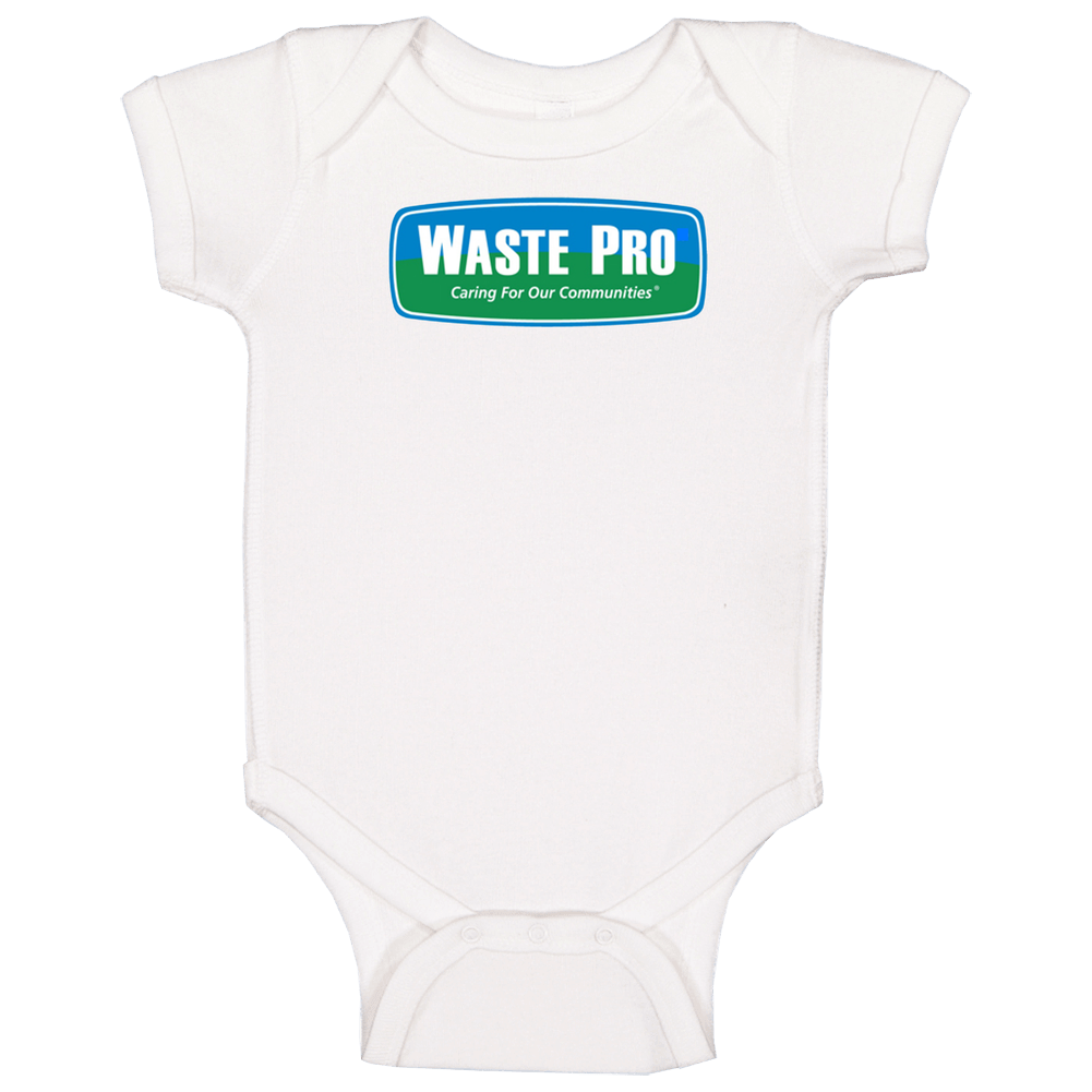 Waste Pro Garbage Disposal Logo Gift Fan romper Baby One Piece Waste Pro Garbage Disposal Logo Gift Fan romper Baby One Piece