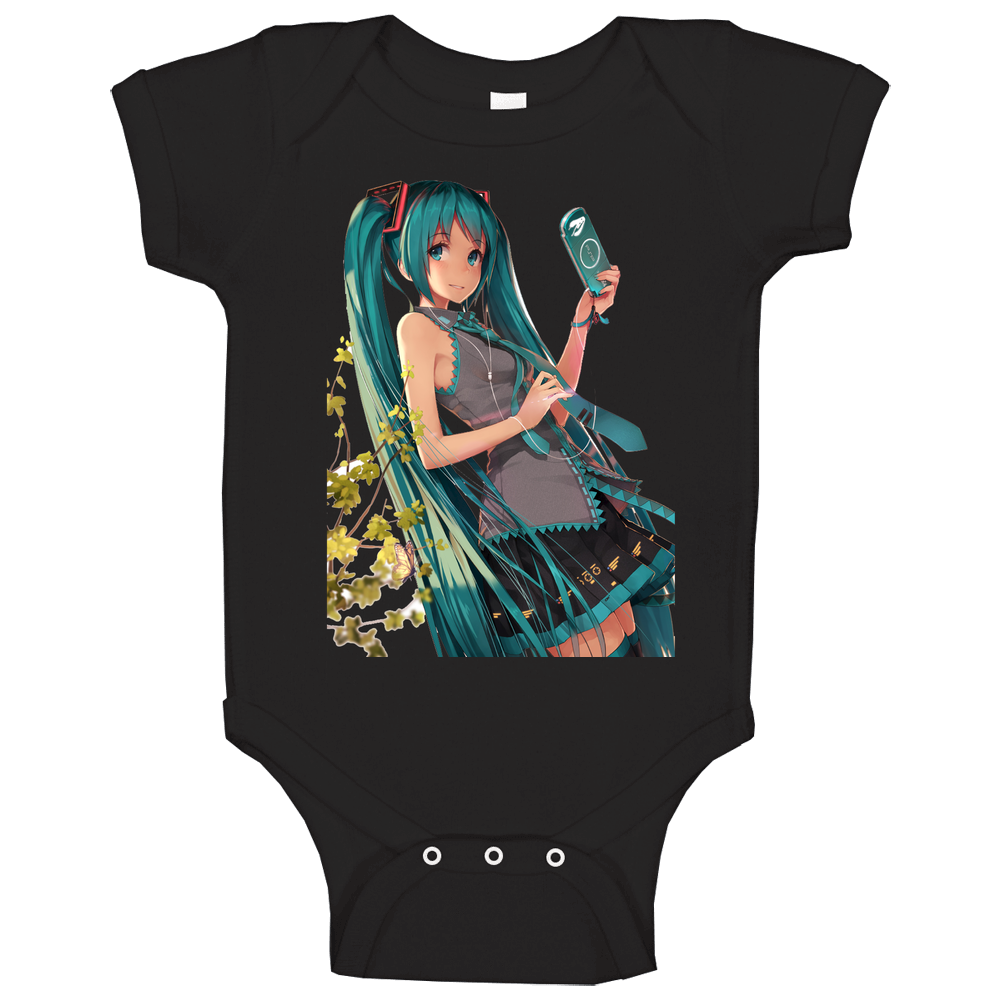 Vocaloid Miku Black 1 romper Baby One Piece Vocaloid Miku Black 1 romper Baby One Piece