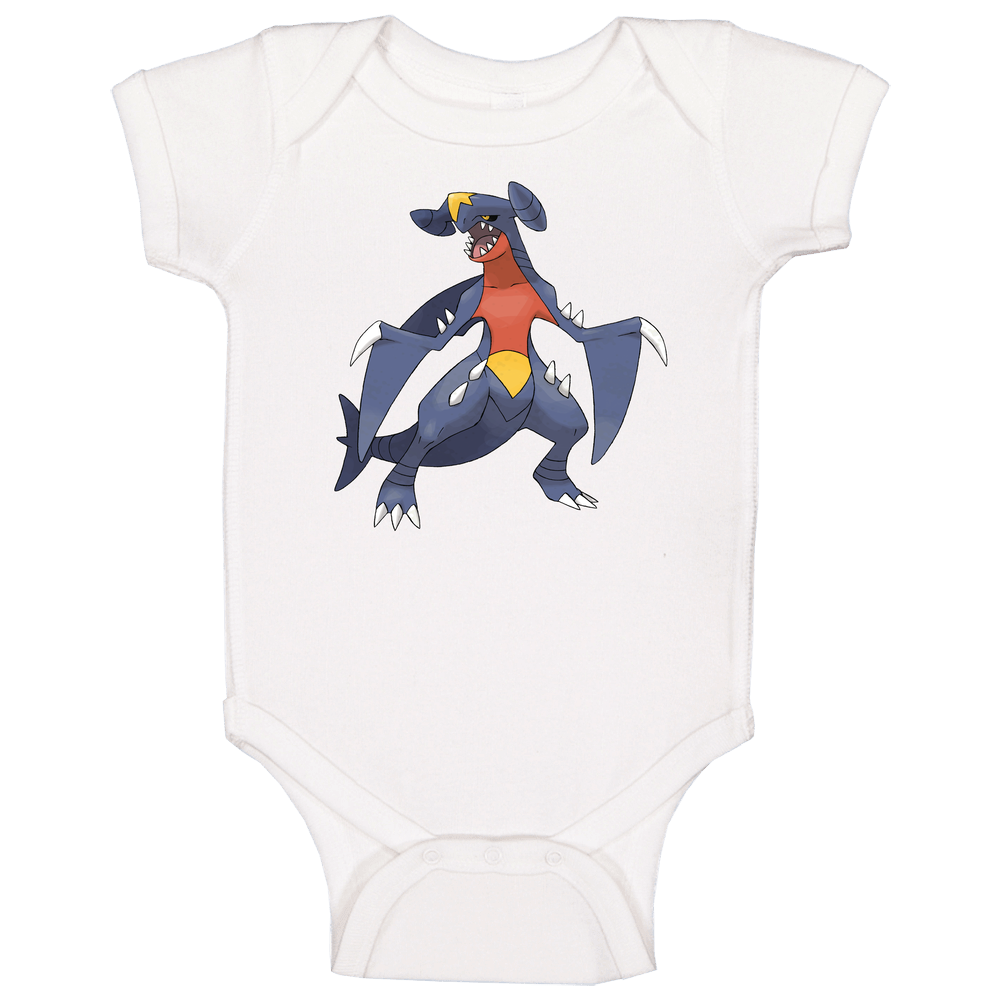 Garchomp Pokemon Pig In romper Baby One Piece Garchomp Pokemon Pig In romper Baby One Piece