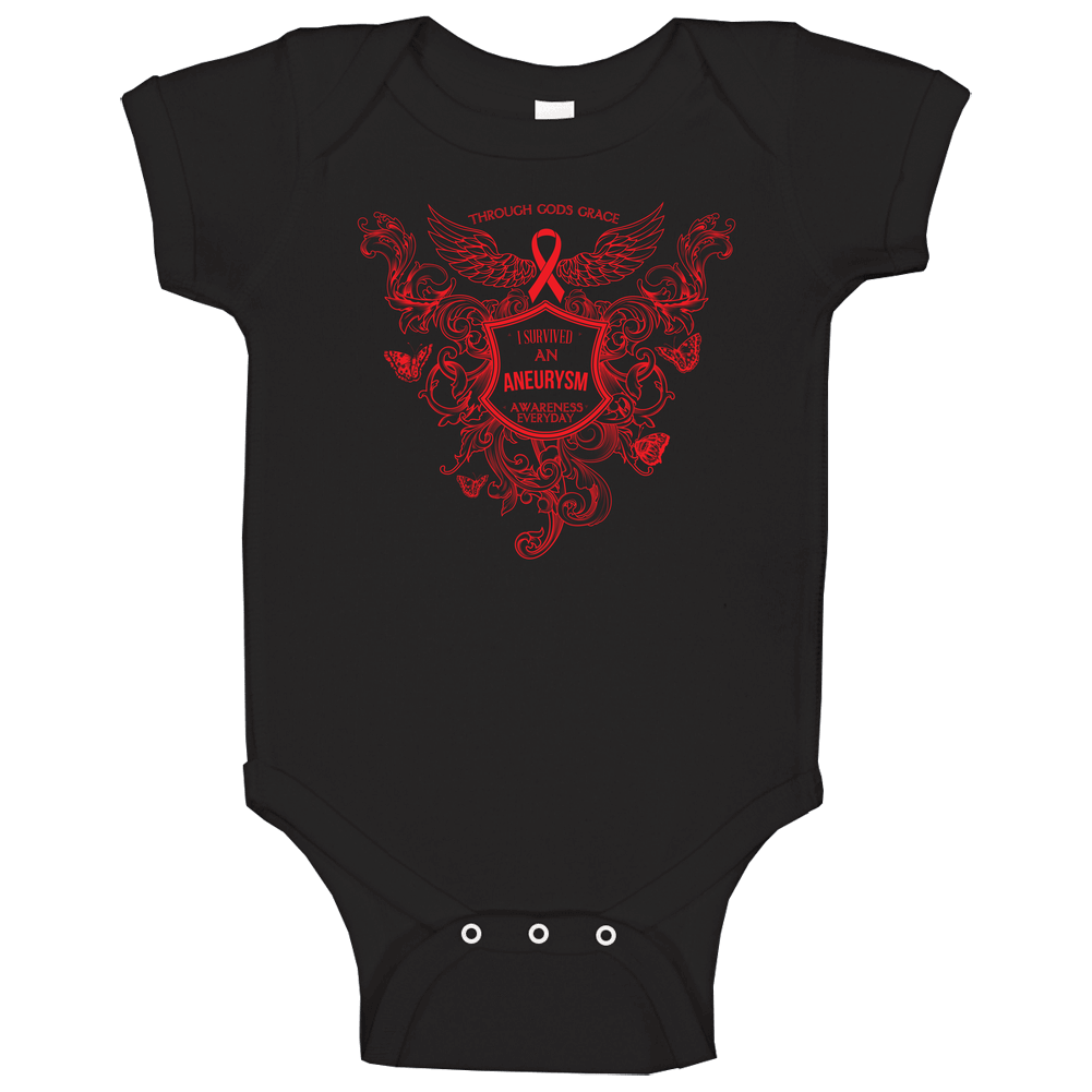 Aneurysm - Through Gods Grace romper Baby One Piece