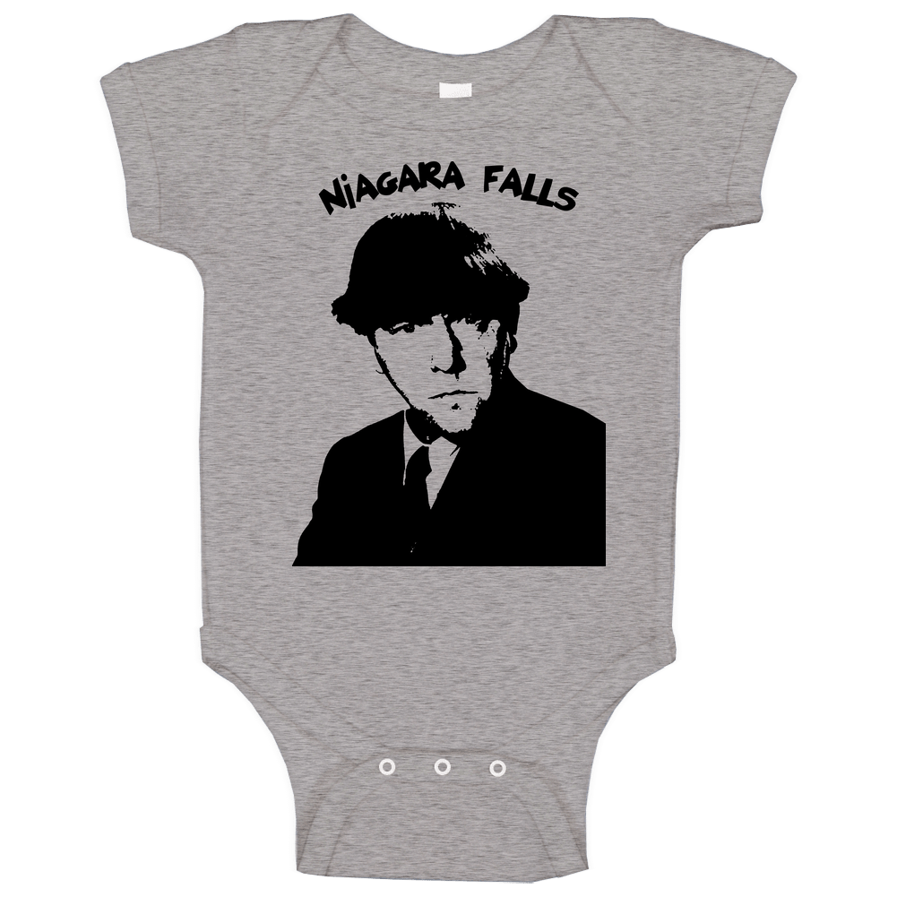 Niagara Falls Three Stooges Funny Vintage Emo romper Baby One Piece Niagara Falls Three Stooges Funny Vintage Emo romper Baby One Piece