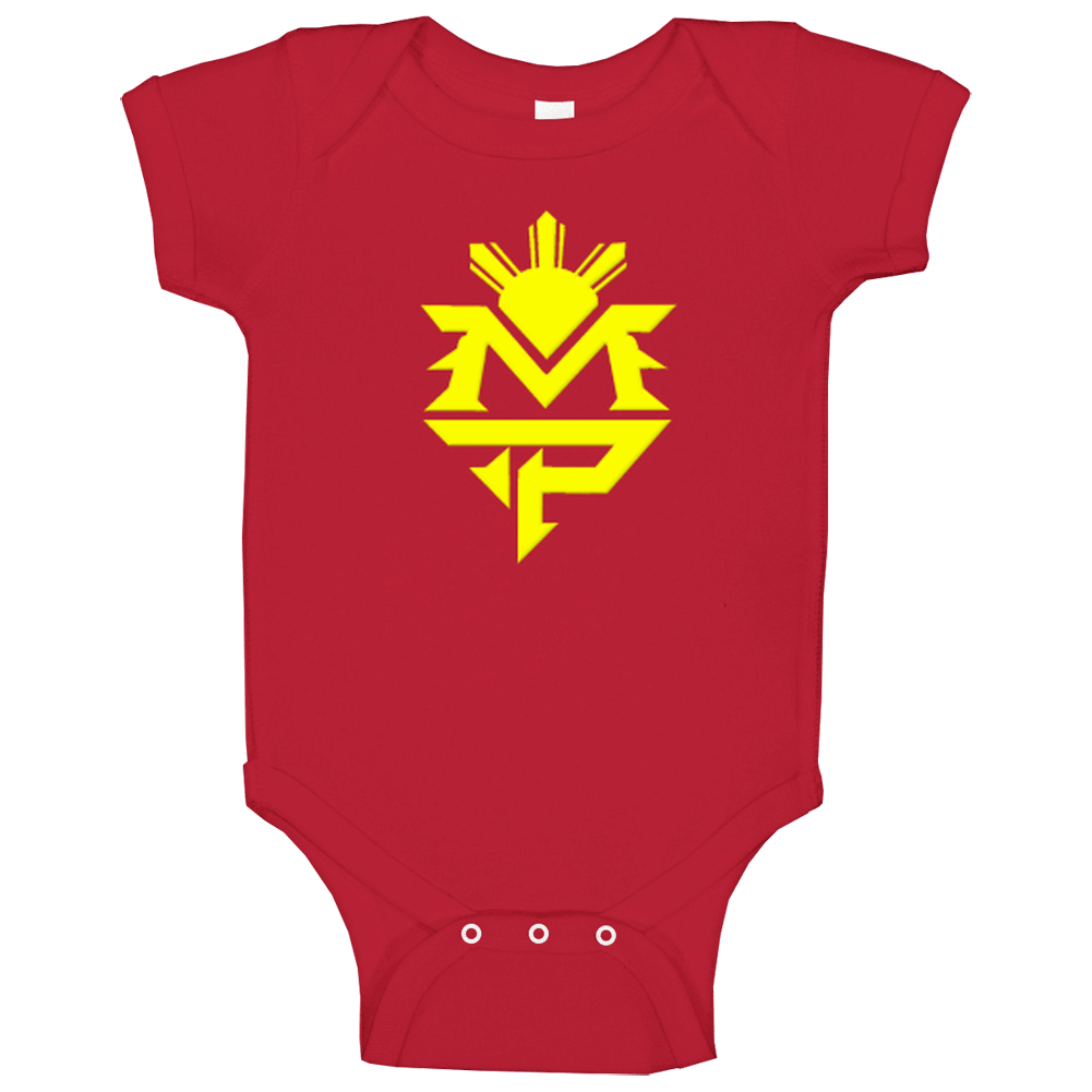 M. Pacman #3 - Red romper Baby One Piece M. Pacman #3 - Red romper Baby One Piece
