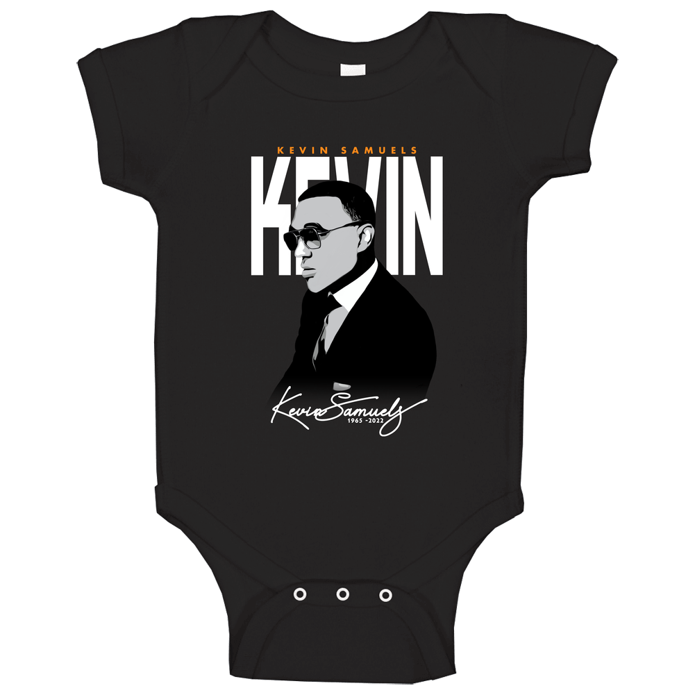 Kevin Samuels 1965 - 2022 Classic Black romper Baby One Piece Kevin Samuels 1965 - 2022 Classic Black romper Baby One Piece